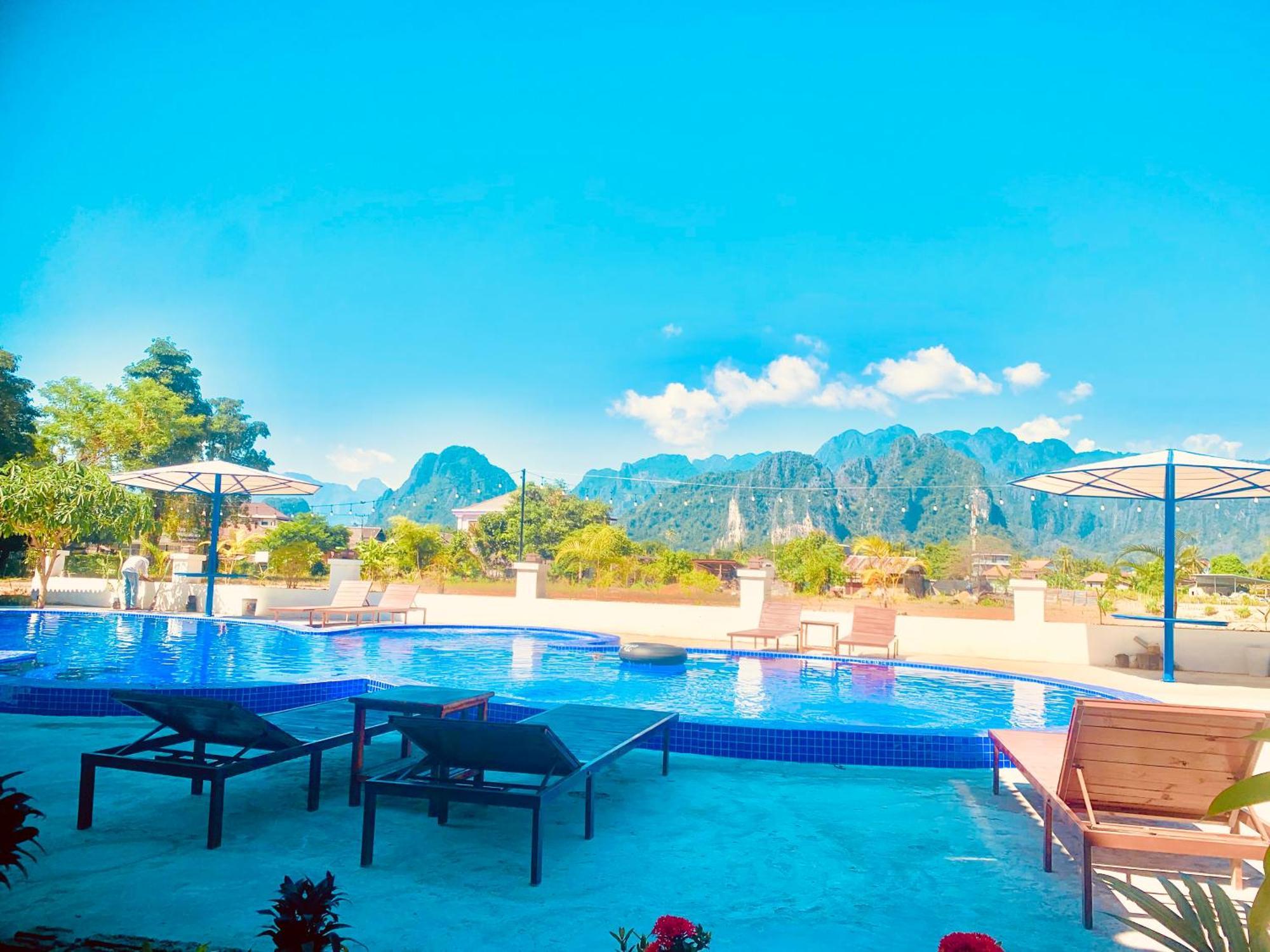 Vang Vieng Garden Resort Exterior foto